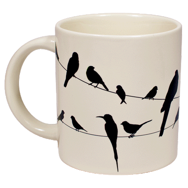 Birds On A Wire - Color Changing Mug    