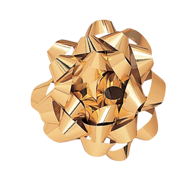 Metallic Gold Bow - Large    