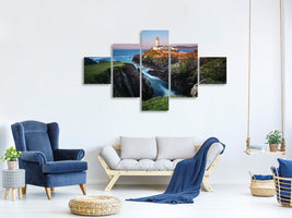 5-piece-canvas-print-ireland-fanad-head-lighthouse