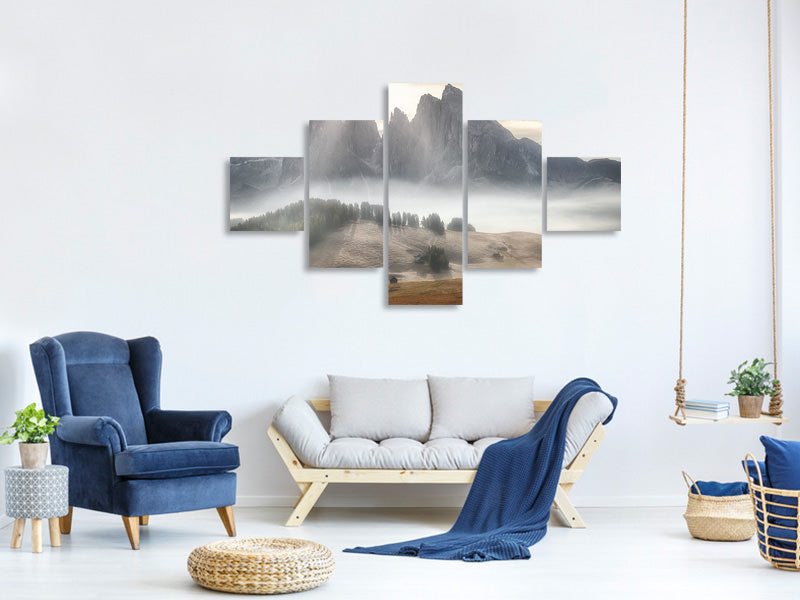 5-piece-canvas-print-misty-mountains-a