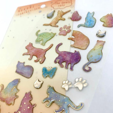 Rainbow Cats - Nekoni Fantasy Stickers    