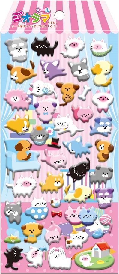 Puffy Pets - Nekoni Stickers    