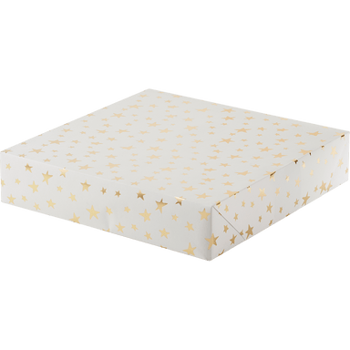 Wrapping Paper - Metallic Gold Stars    