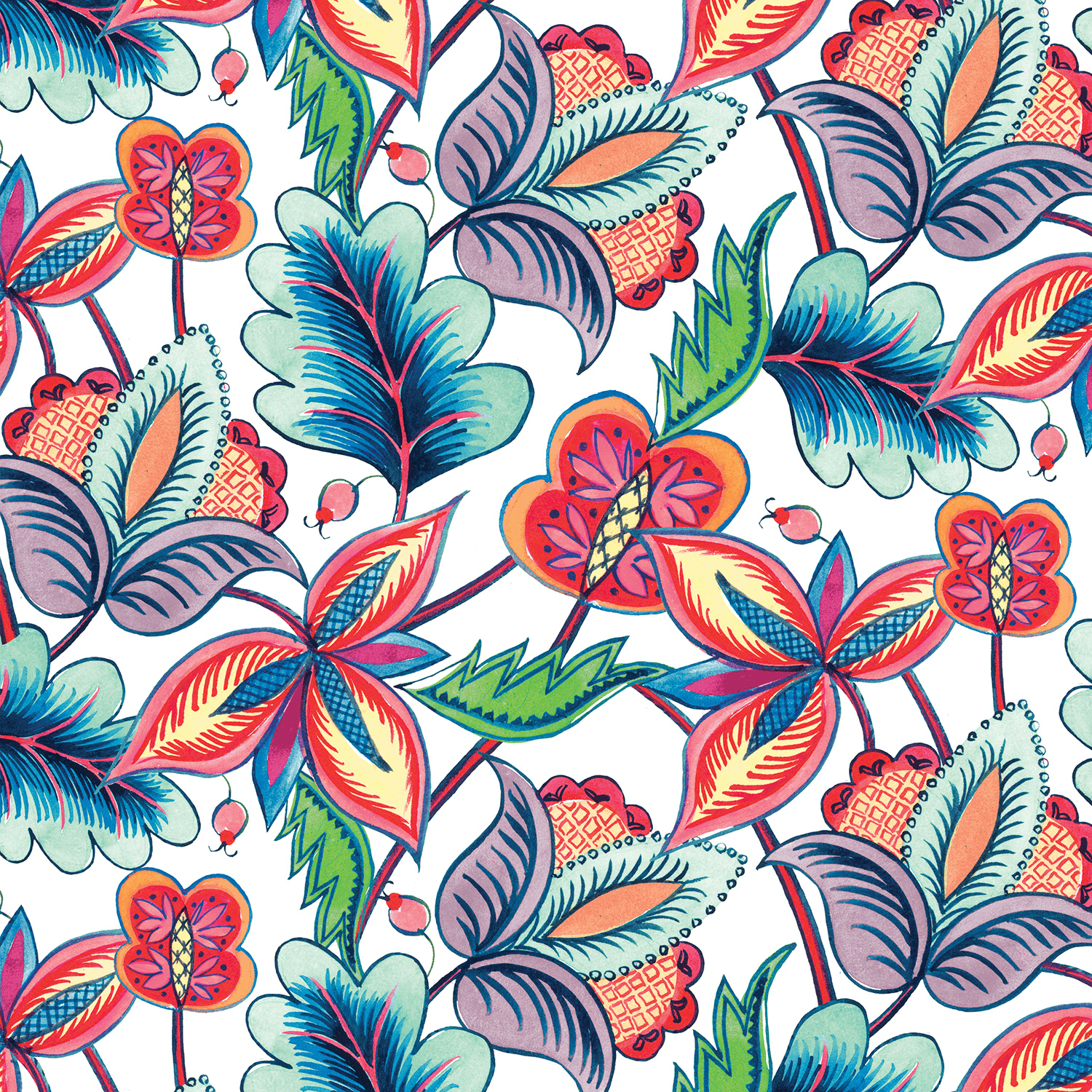 Exotic Vines - Wrapping Paper    