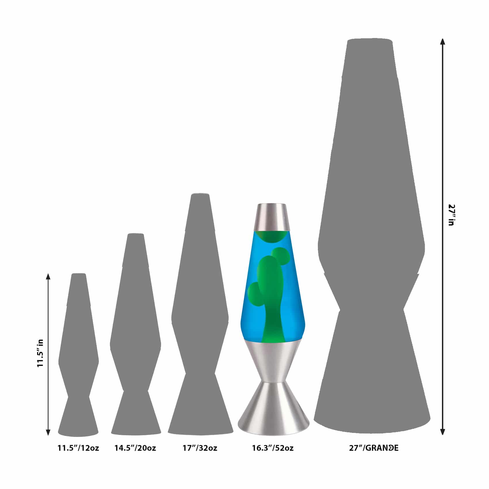 Lava Lamp - 16.3" Green-Blue