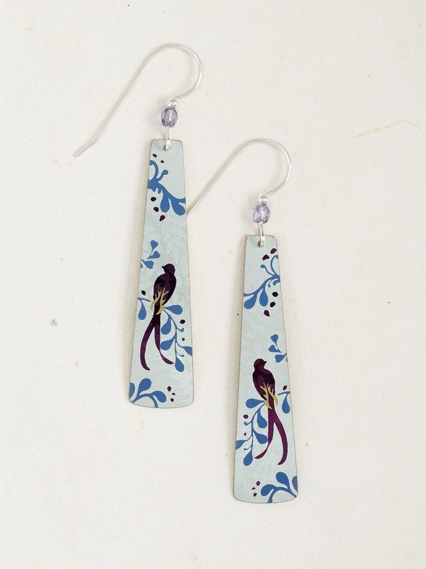 Holly Yashi Bird Of Paradise Earrings - Pistachio    