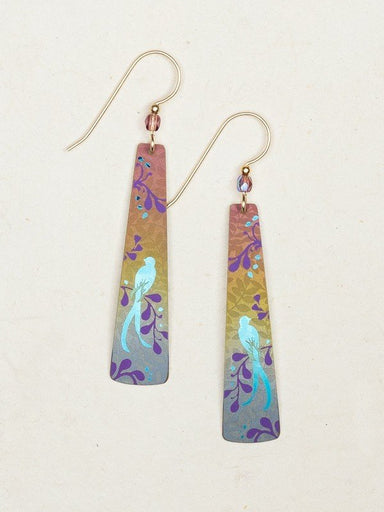 Holly Yashi Bird Of Paradise Earrings - Multi Teal    