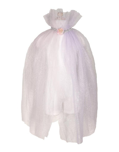 Pastel Unicorn Mesh Cape - Size 5-6    