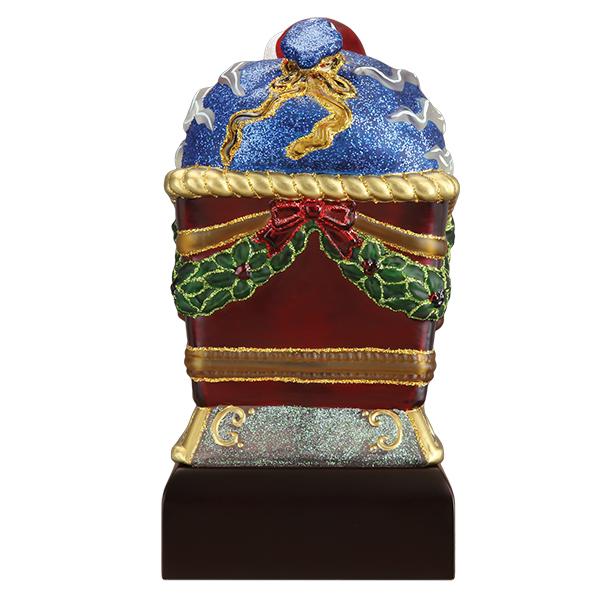 Old World Christmas Santa In Sleigh Light Up Figurine    