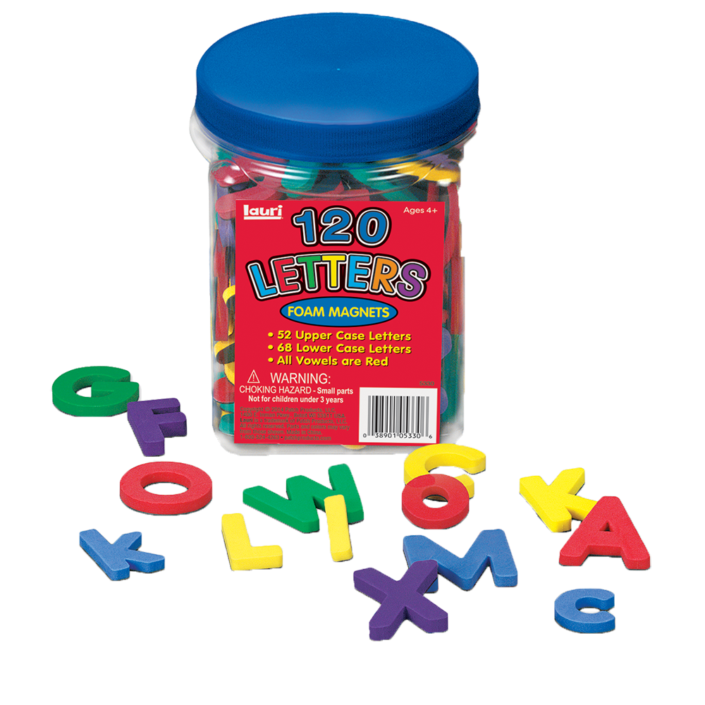120 Magnetic Foam Letters    