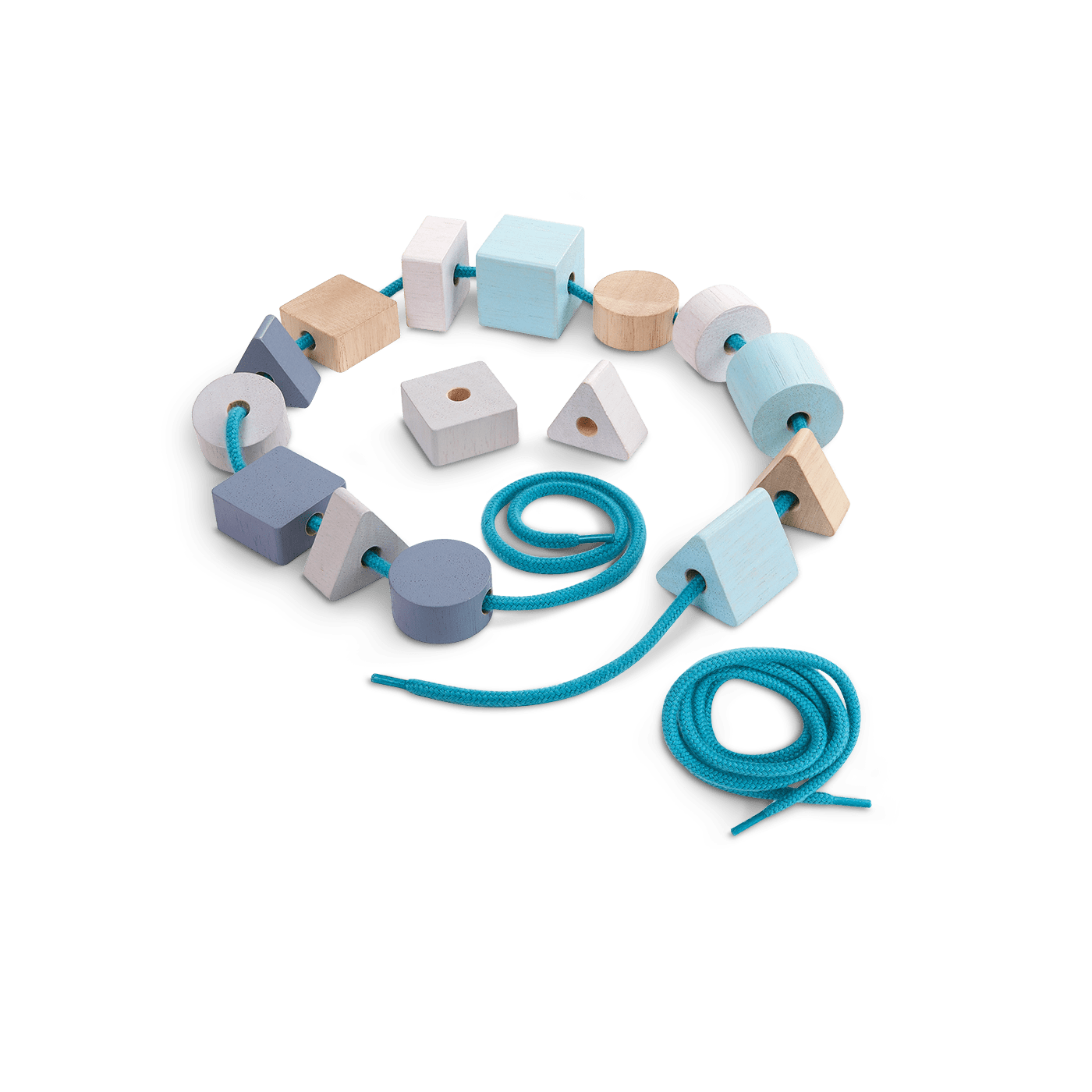 Plan Toys Geo Lacing Beads    