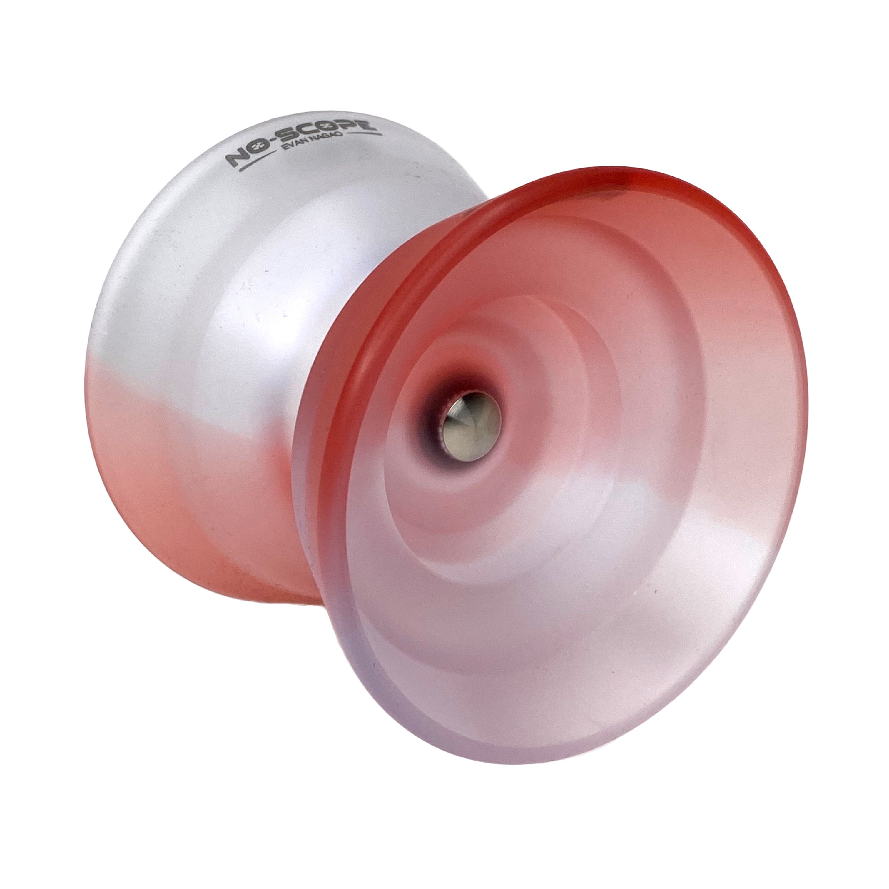 YoYoFactory No Scope Offstring Yo-Yo Red/Clear Fade   3283766.3