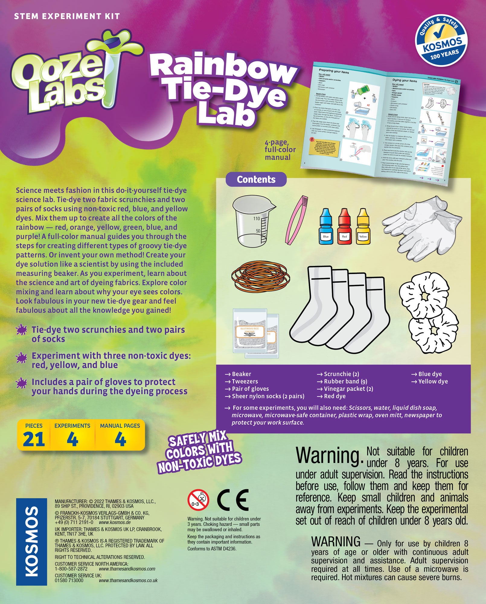 Rainbow Tie-Dye Lab    
