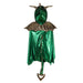 Green and Gold Dragon Cape - Size 3-4    