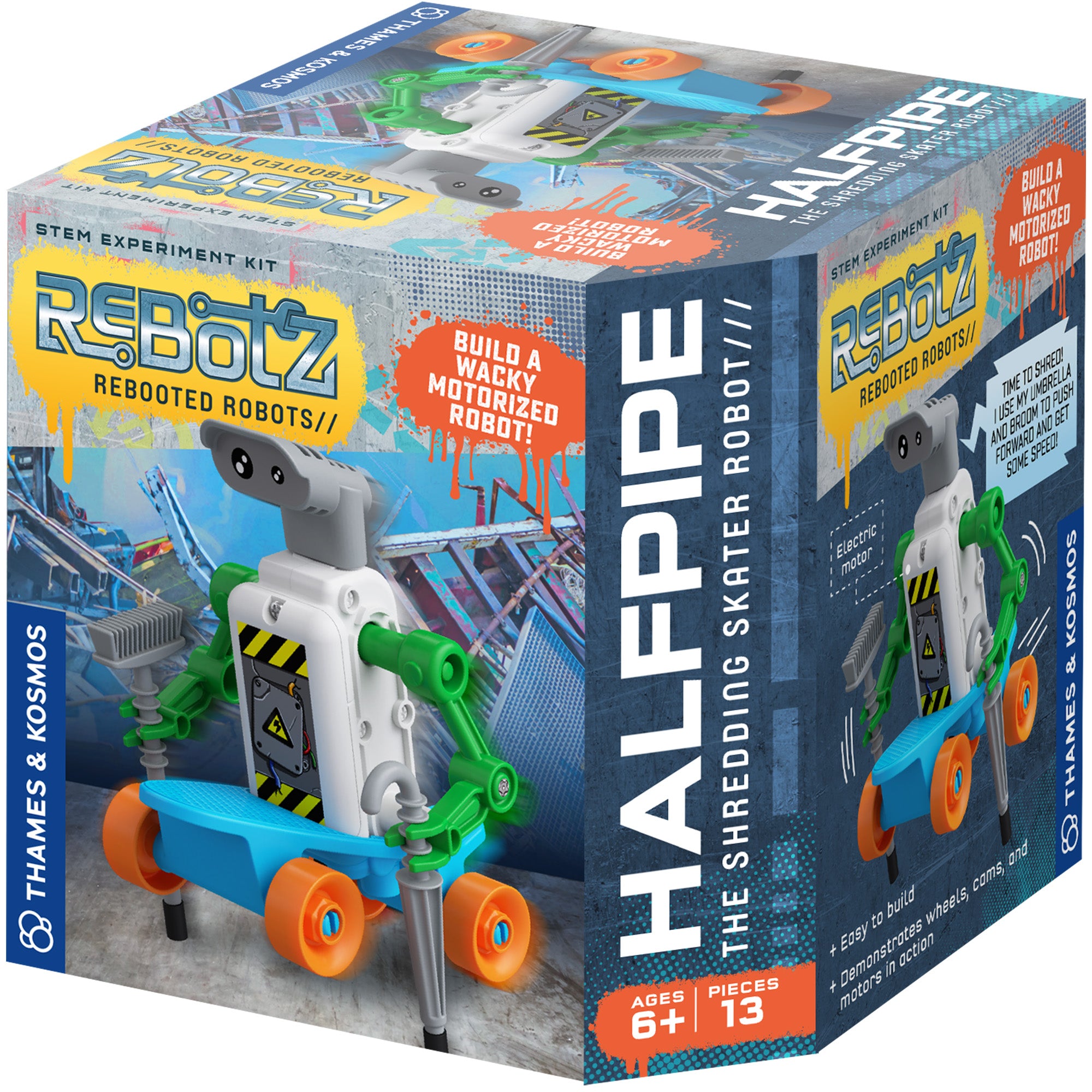 Rebotz Halfpipe The Shredding Skater Robot    