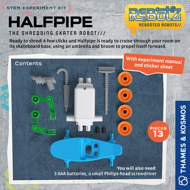 Rebotz Halfpipe The Shredding Skater Robot    