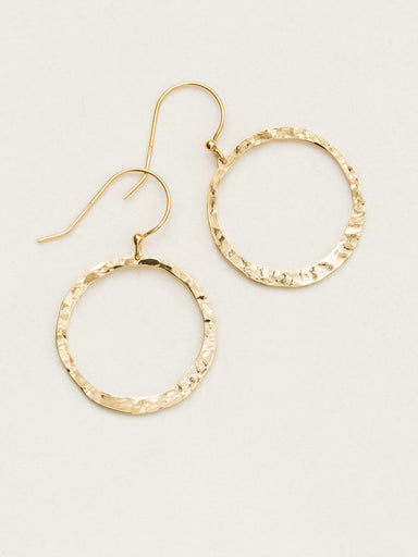 Holly Yashi Connie Petite Hoop Earrings - Gold