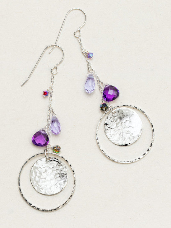 Holly Yashi Sadie Drop Earrings - Orchid    
