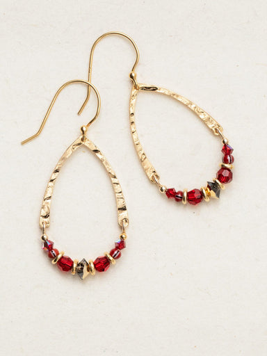 Holly Yashi Ayla Earrings - Scarlet    