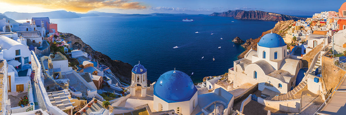 Santorini panoramic 1000 piece    