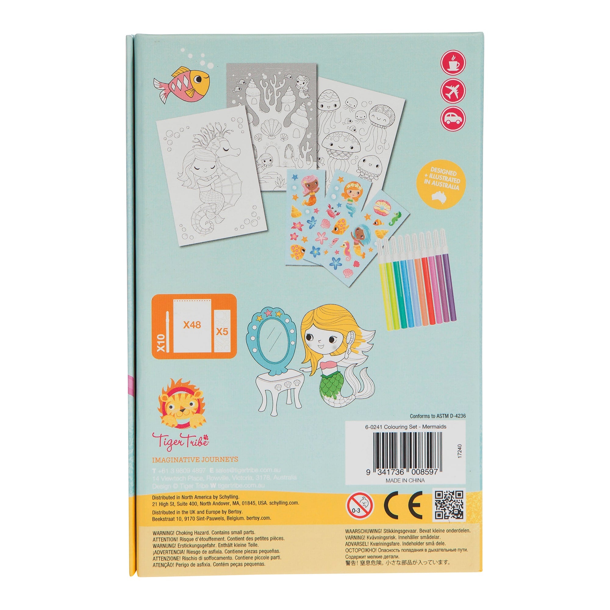 Coloring Set - Mermaids    
