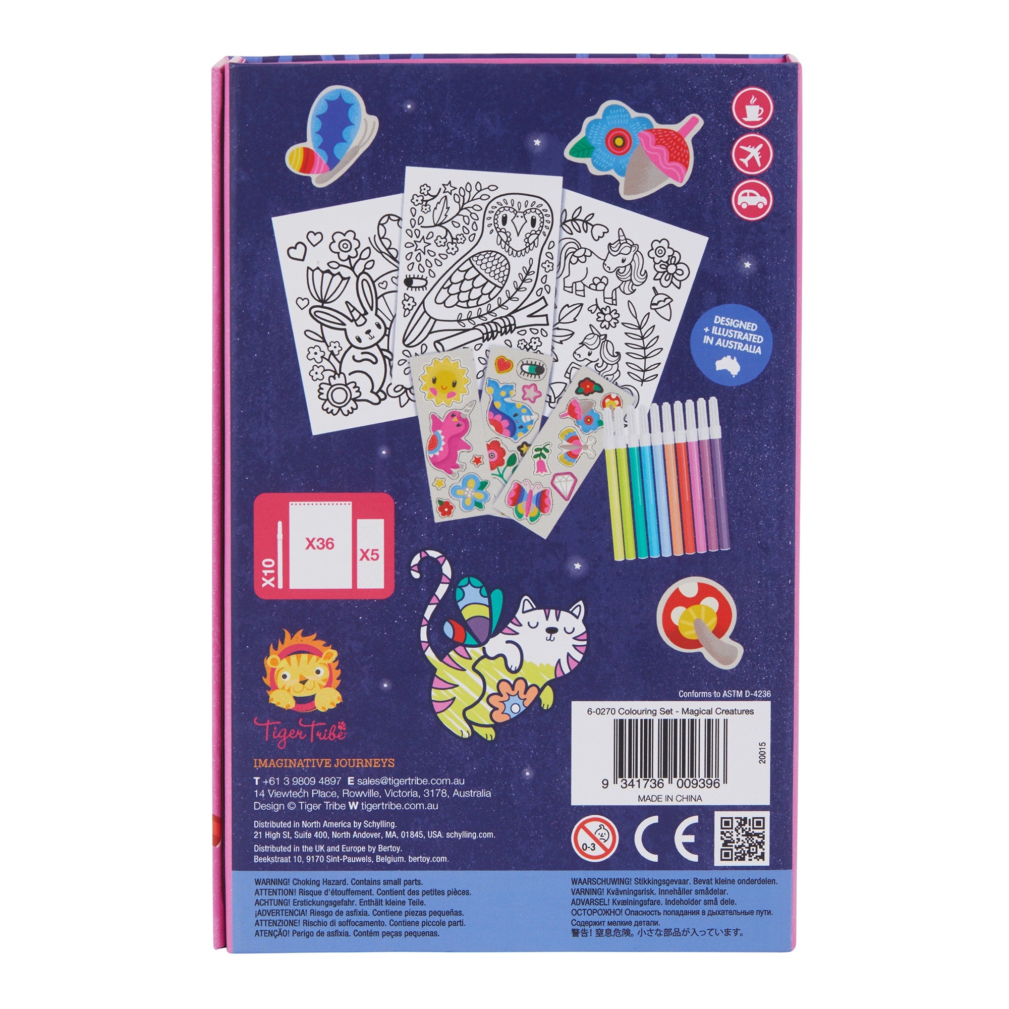 Coloring Set - Magical Creatures    