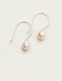 Holly Yashi Julianna Pearl Drop Earrings - White/Silver    