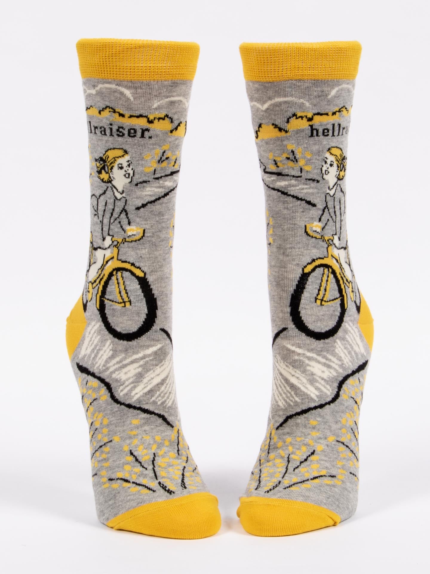Blue Q Women's Crew Sock Hellraiser    