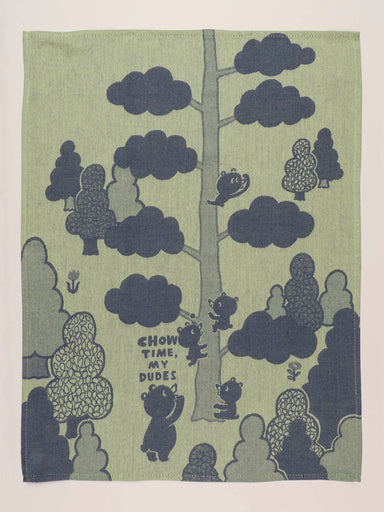 Blue Q Dishtowel - Chow Time, My Dudes    