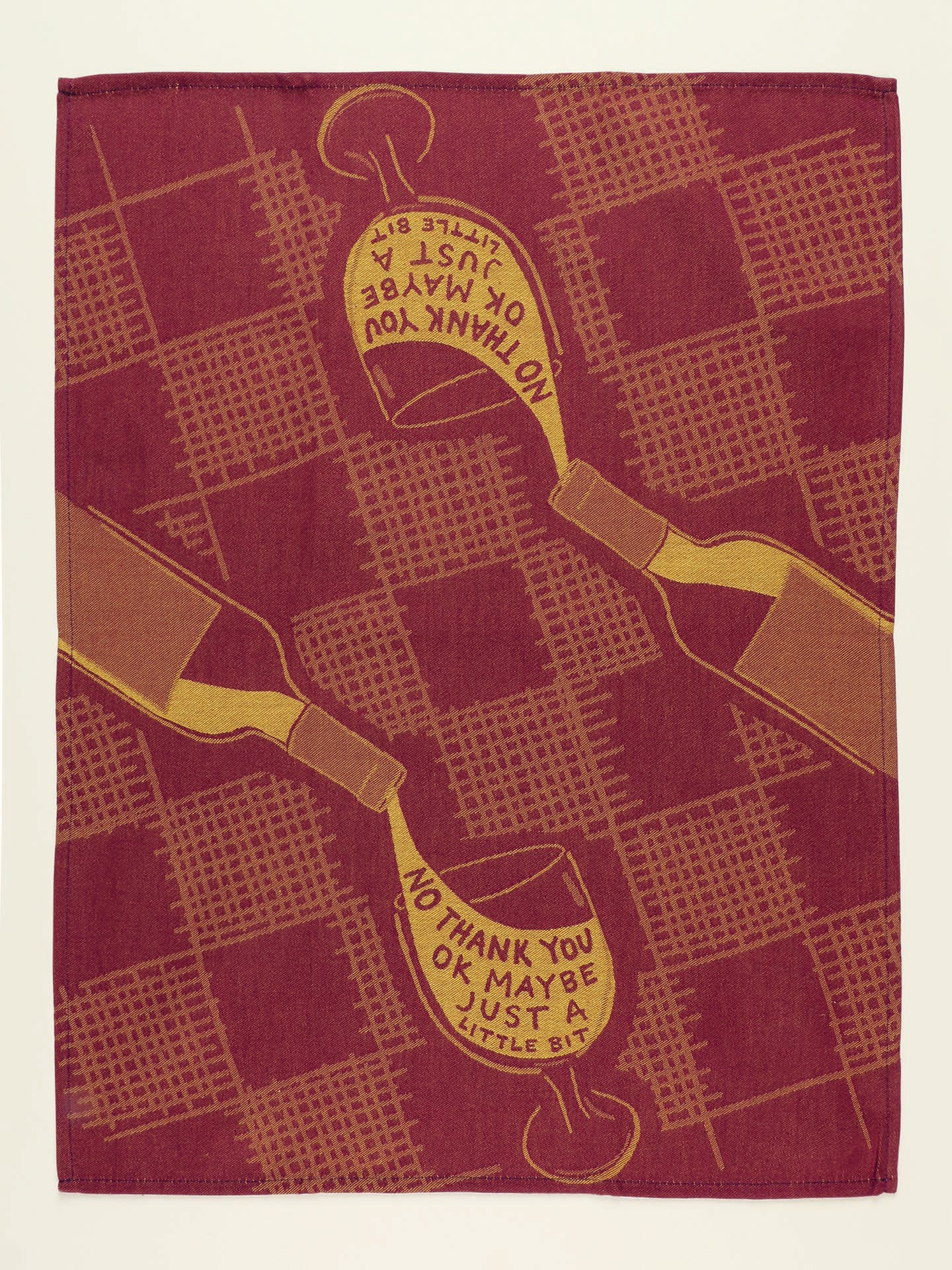 Blue Q Dishtowel - No Thank You Ok Maybe Just A Little Bit    