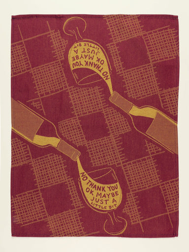 Blue Q Dishtowel - No Thank You Ok Maybe Just A Little Bit    