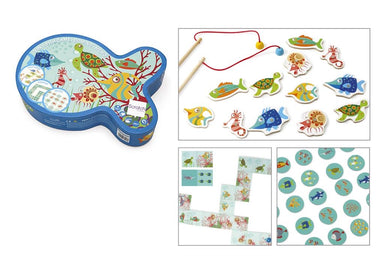 3 in 1 - Fishing Game, Domino, Memo    