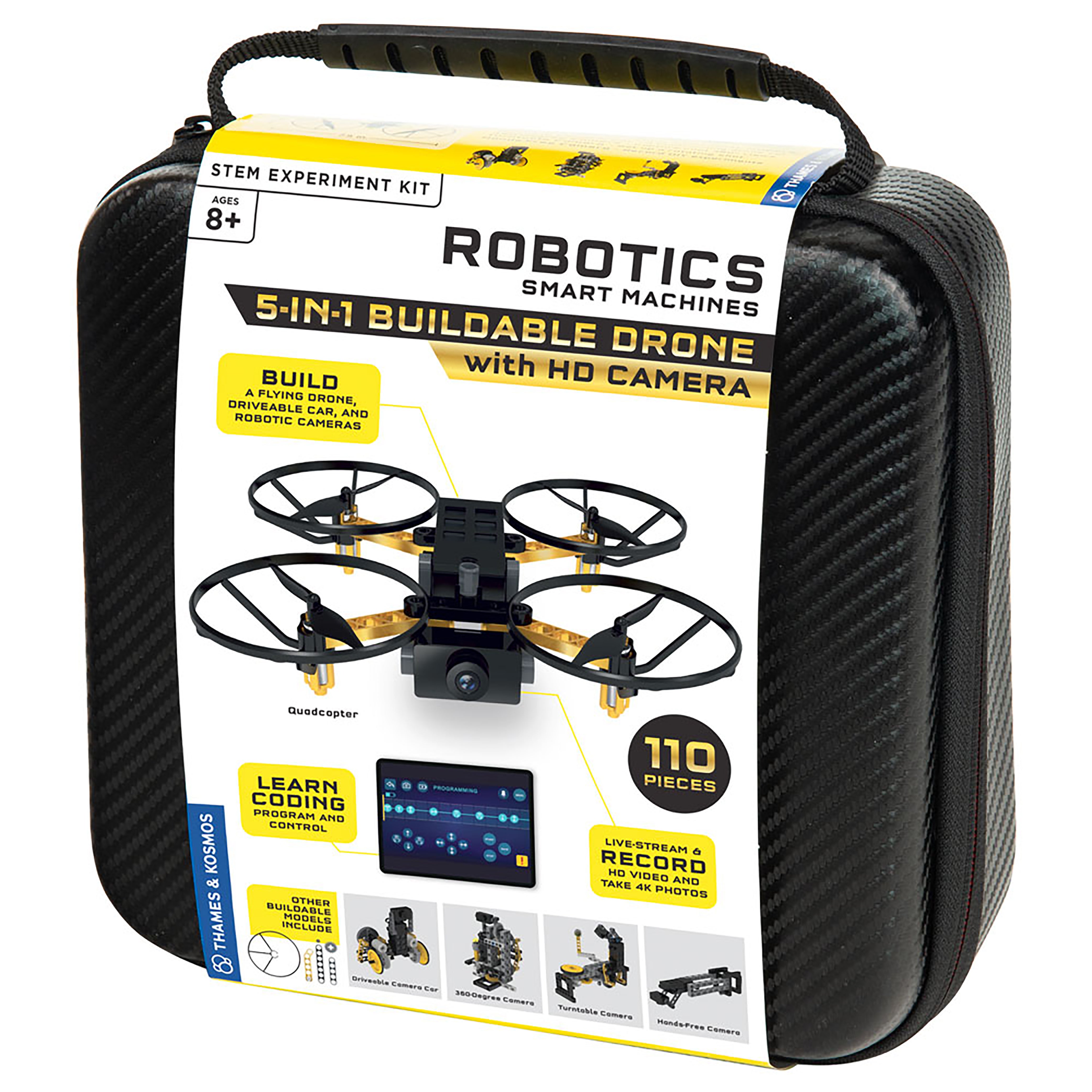5 In 1 Buildable Drone With HD Camera    