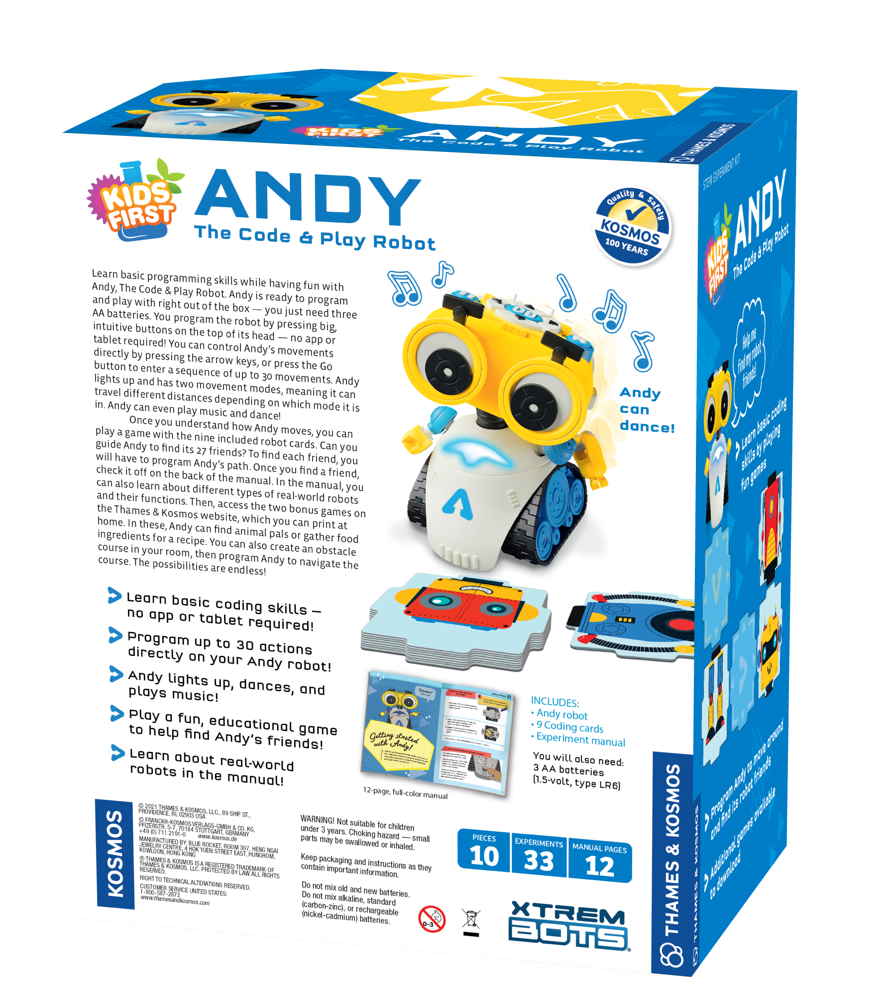 Andy The Code & Play Robot    