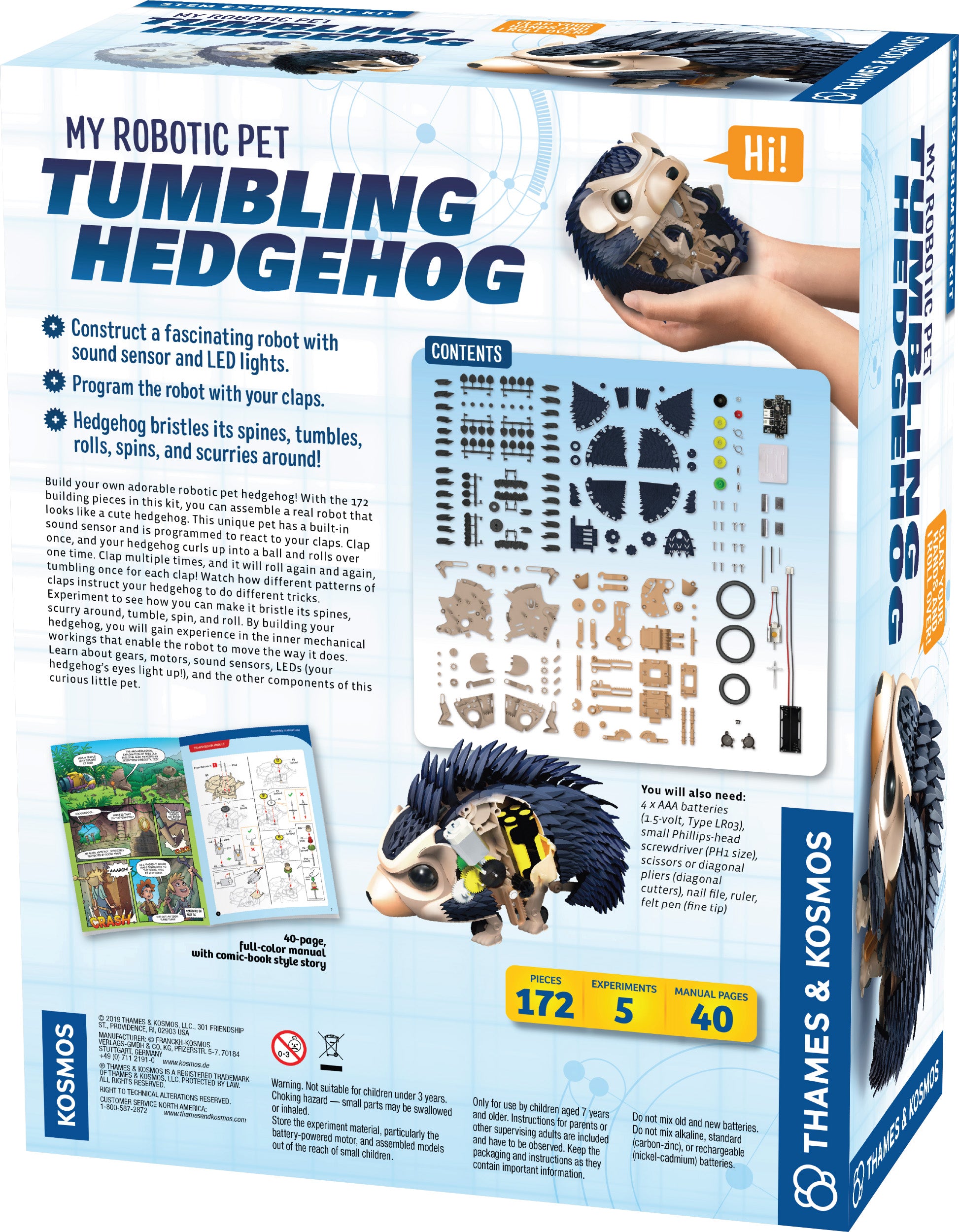 My Robotic Pet Tumbling Hedgehog    