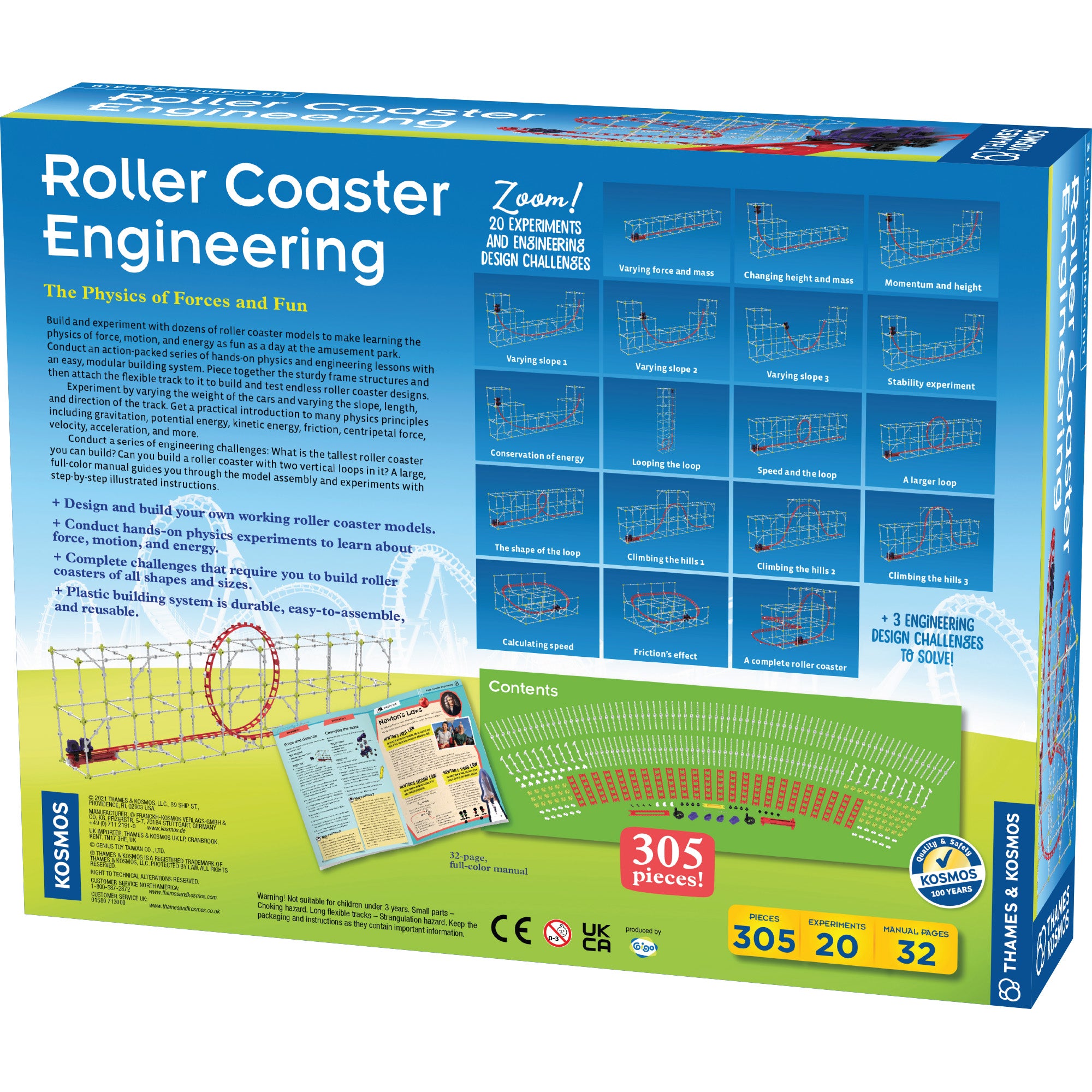 Thames & Kosmos Roller Coaster Engineering    
