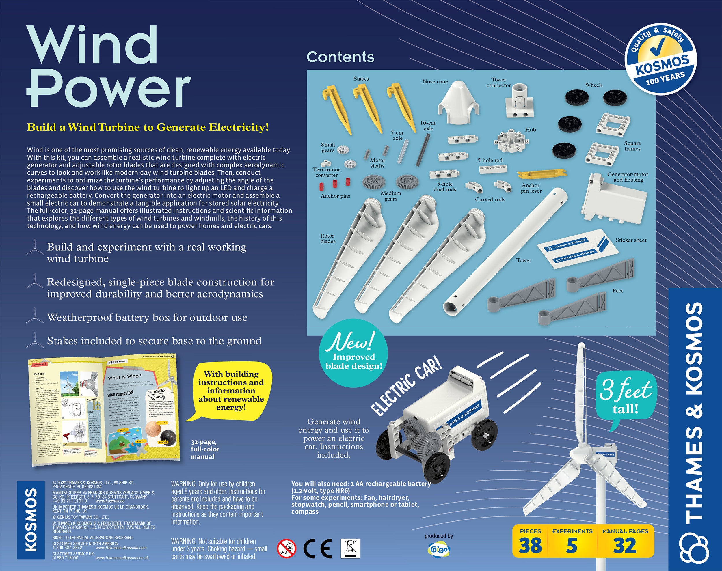 Wind Power - Build a Wind Turbine To Generate Electricity