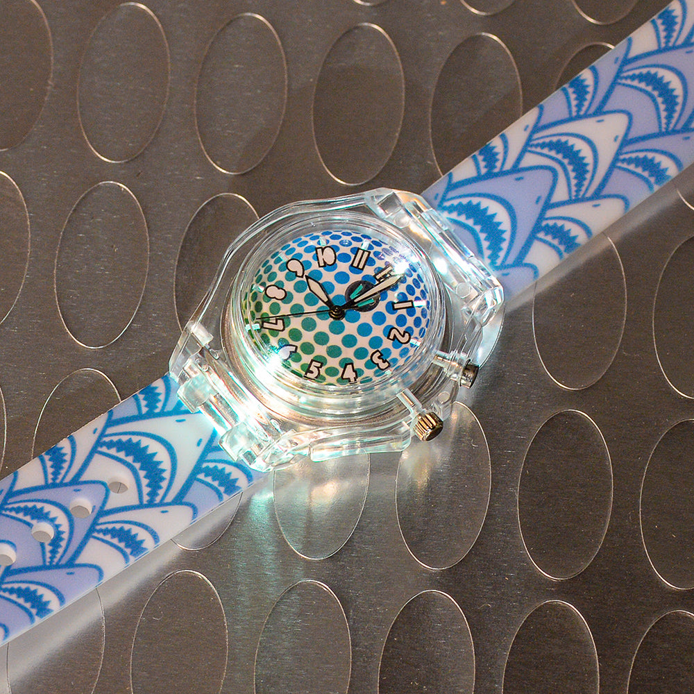 Shark Frenzy Glow LED Light Up Watch    