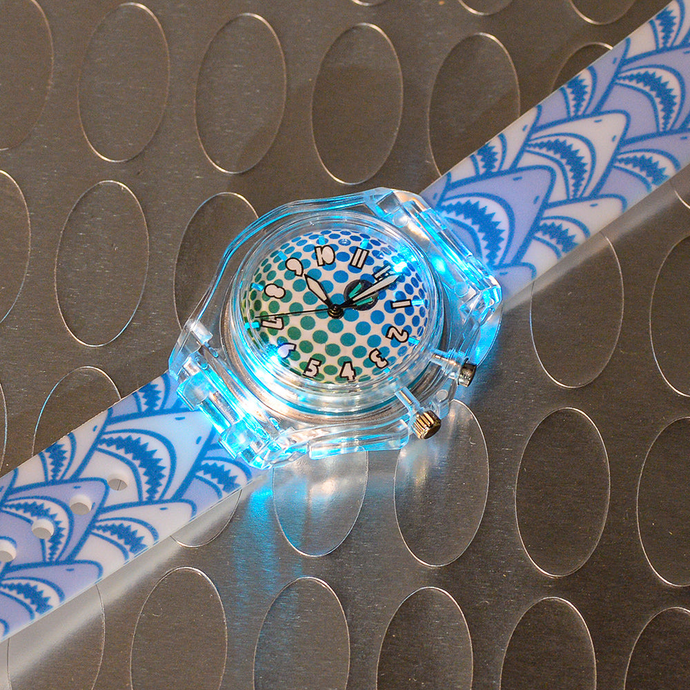 Shark Frenzy Glow LED Light Up Watch    