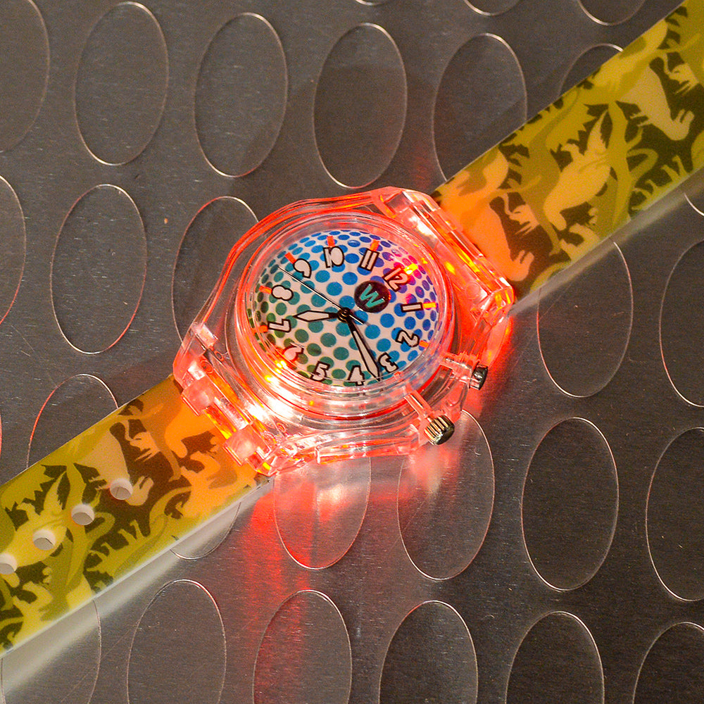 Dino Camo Glow LED Light Up Watch    