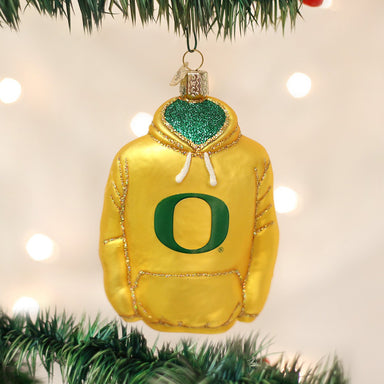 Old World Christmas - University of Oregon Hoodie Ornament    