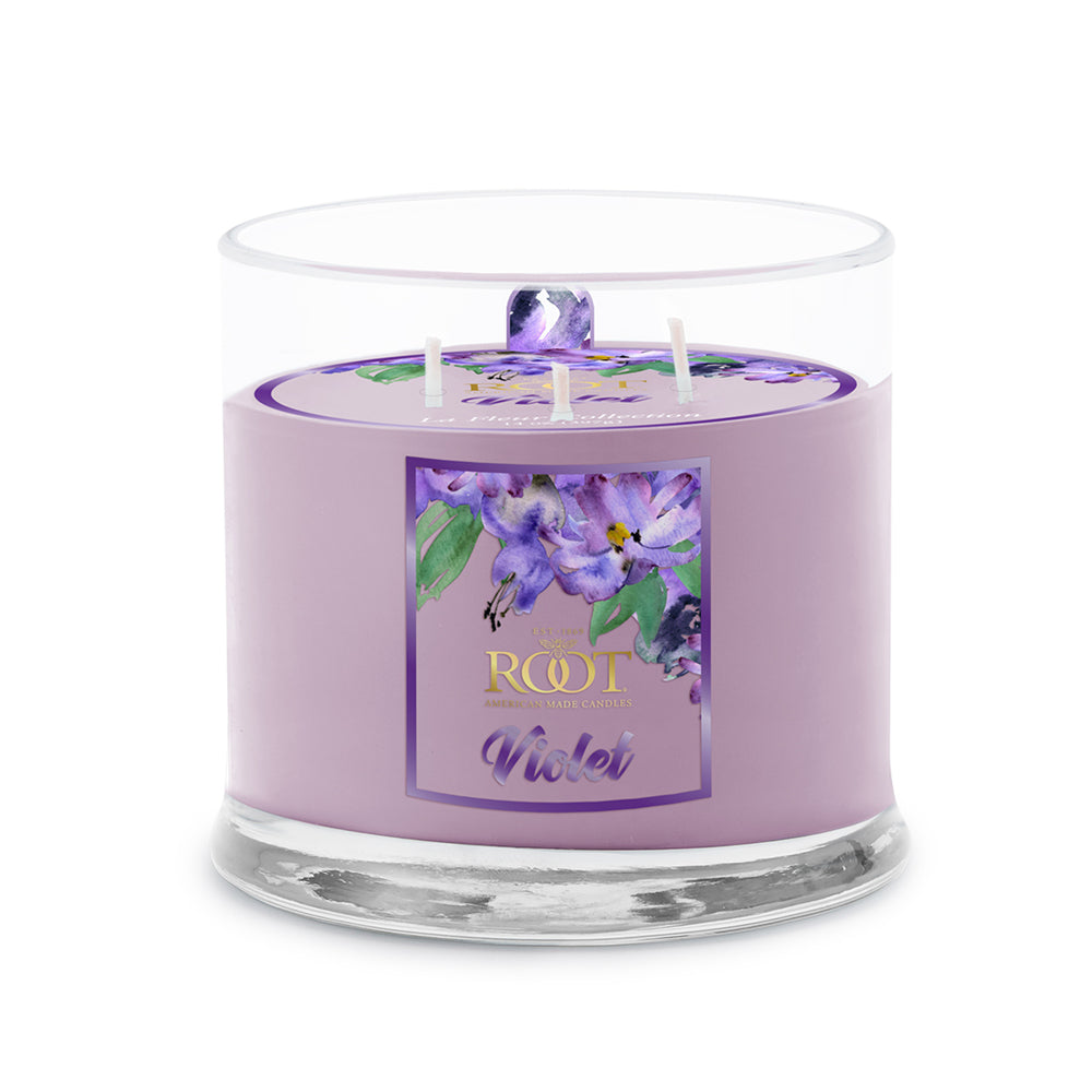 Root Candles 3 Wick La Fleur - Violet    