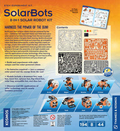 Solar Bots - 8 in 1 Solar Robot Kit    