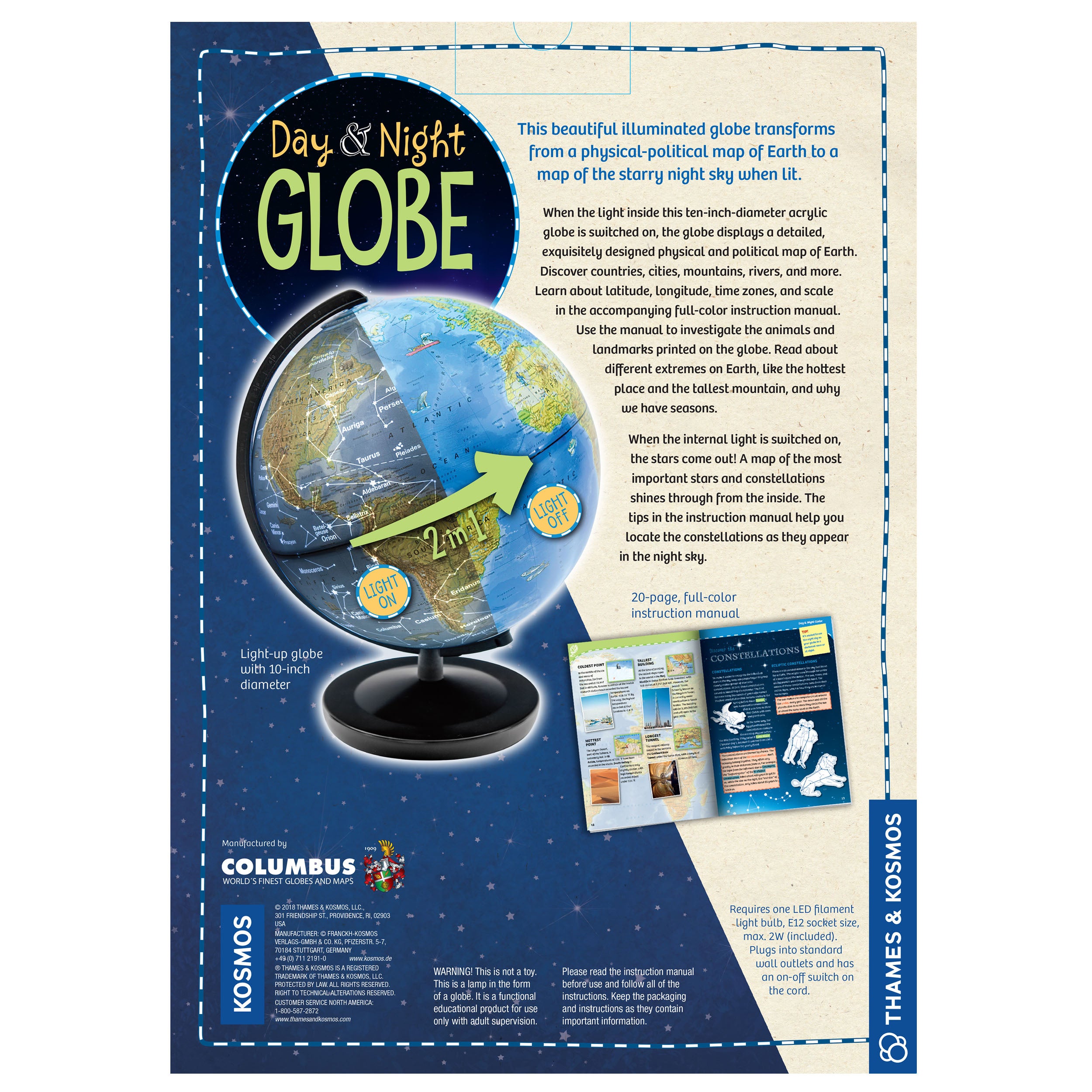 Day and Night Globe    