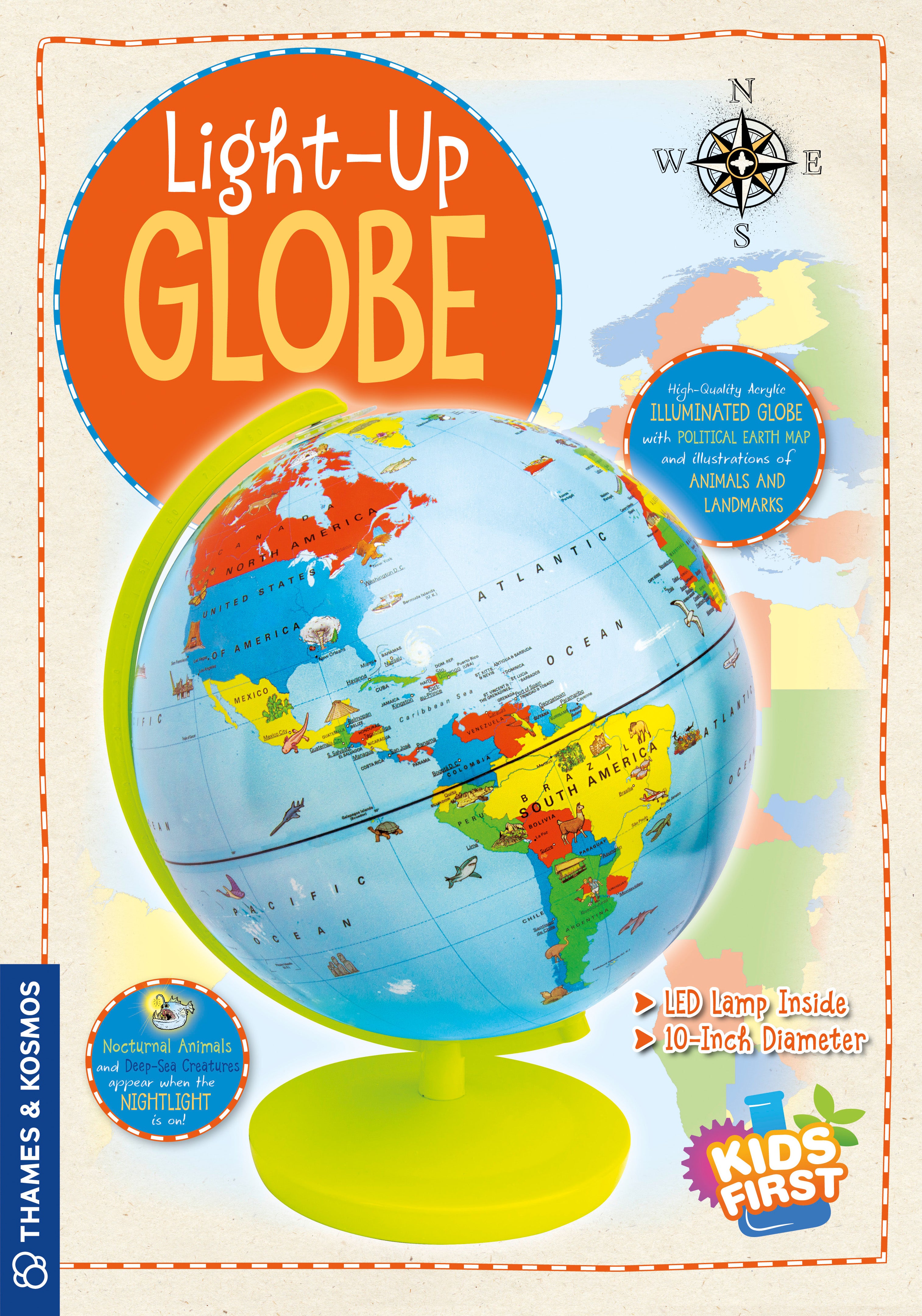 Thames & Kosmos Kids First Light Up Globe    