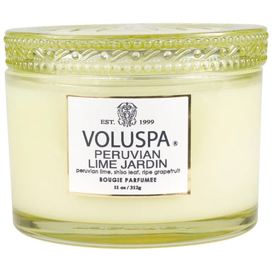 Voluspa Glass Jar - Peruvian Lime Jardin    
