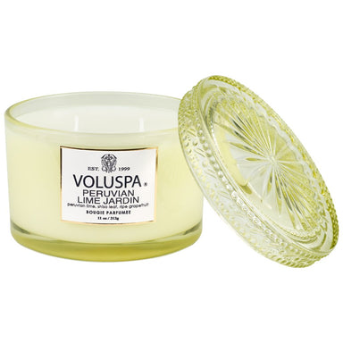 Voluspa Glass Jar - Peruvian Lime Jardin    