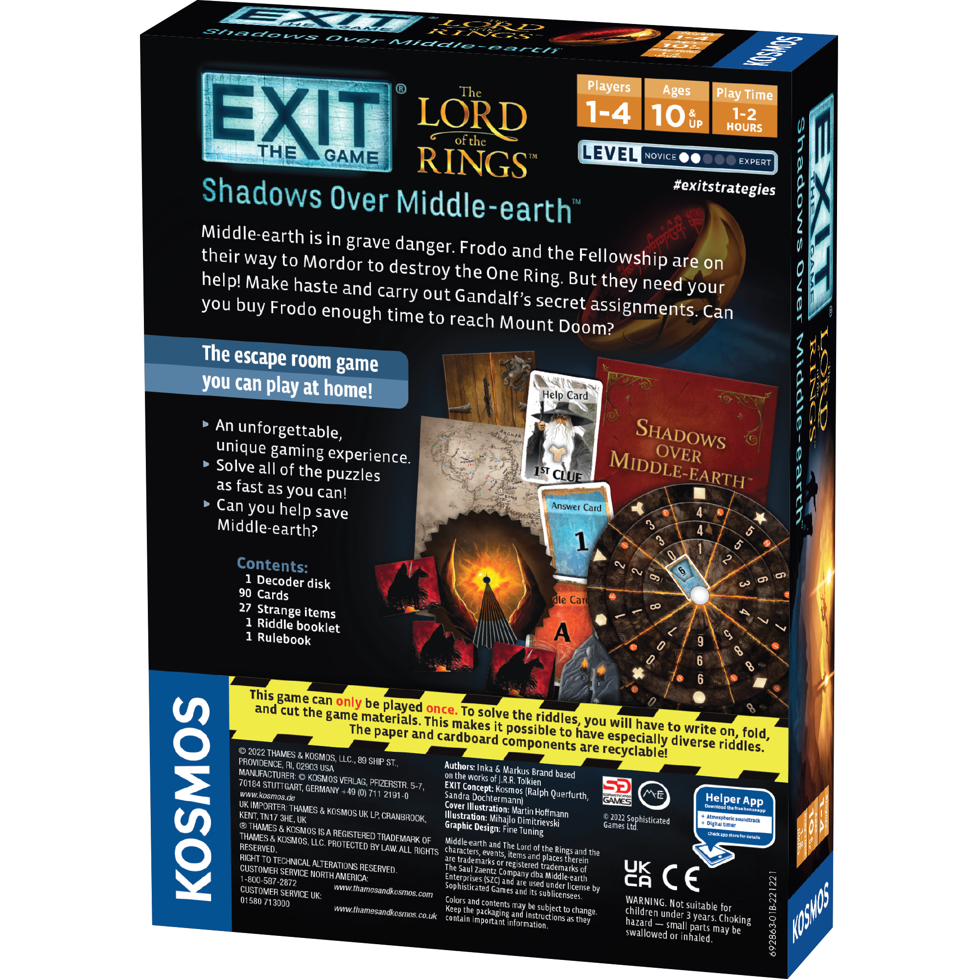 EXIT: The Game - The Lord of the Rings Shadows Over Middle-Earth