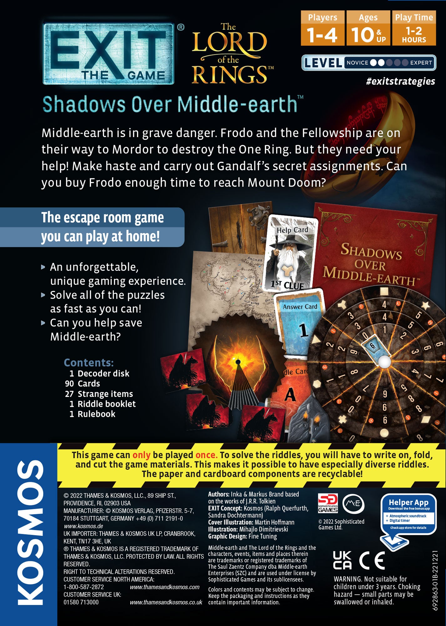 EXIT: The Game - The Lord of the Rings Shadows Over Middle-Earth