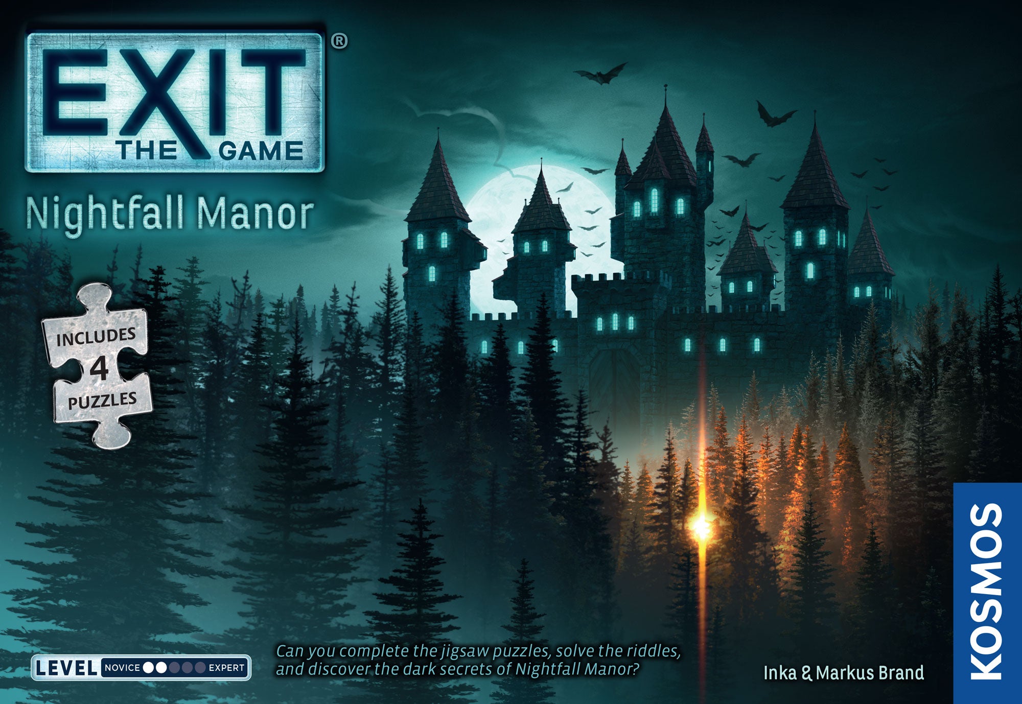 EXIT: The Game - Nightfall Manor (With 4 Puzzles)